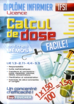 Bertrand.pt - Ifsi ; Calcul De Dose Facile ; Diplome Infirmier Licence