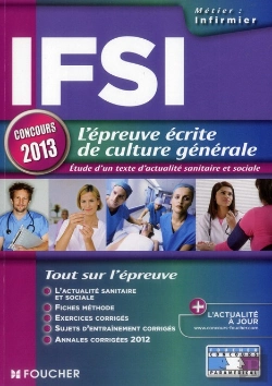 Bertrand.pt - Ifsi L'Epreuve Ecrite De Culture Generale Concours 2013