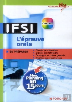 Bertrand.pt - Ifsi ; L'Épreuve Orale ; Mon Planning En 15 Jours