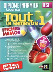 Ifsi Tout Le Semestre 1 En Fiches Memos - Diplome Infirmier - 3e Edition