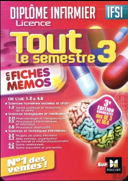 Bertrand.pt - Ifsi Tout Le Semestre 3 En Fiches Memos - Diplome Infirmier - 3e Edition