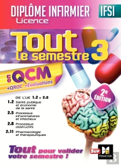 Bertrand.pt - Ifsi Tout Le Semestre 3 En Qcm Et Qroc ; Diplôme Infirmier (2e Édition)