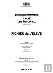 Il Etait Une Bergere... - Le Fichier D'Exploitation
