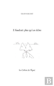 Il Faudrait Plus Qu'Un Edito
