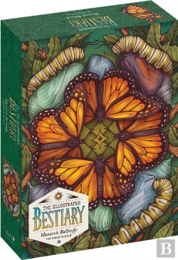 Bertrand.pt - Illustrated Bestiary Puzzle: Monarch Butterfly (750 Pieces)