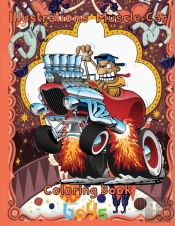 Illustrations  Muscle Car Coloring Book   Boys