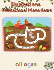 Illustrator Educational Maze Game All Ages