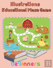 Illustrator Educational Maze Game Beginners