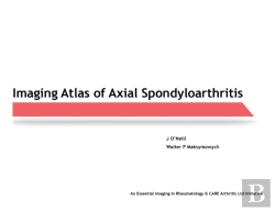 Bertrand.pt - Imaging Atlas Of Axial Spondyloarthritis