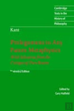 Bertrand.pt - Immanuel Kant: Prolegomena To Any Future Metaphysics