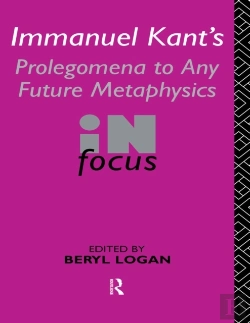 Bertrand.pt - Immanuel Kant'S Prolegomena To Any Future Metaphysics In Focus