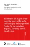 Impacto De La Gran Crisis Mundial Sobre El Derecho Del Trabajo Y La Seguridad Social.
