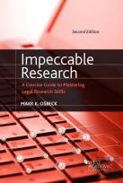 Impeccable Research, A Concise Guide To Mastering Legal Research Skills