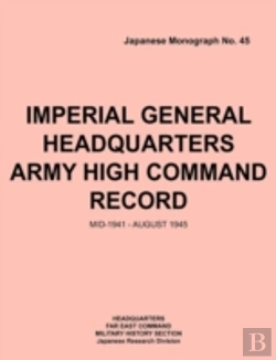 Bertrand.pt - Imperial General Headquarters Army High Command Record, Mid-1941 - August 1945