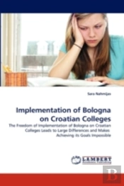 Implementation Of Bologna On Croatian Co