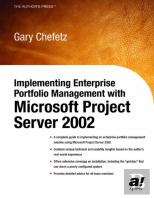 Implementing Enterprise Portfolio Management With Microsoft Project Server 2002
