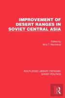 Improvement Of Desert Ranges In Soviet Central Asia