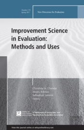 Improvement Science In Evaluation: Methods And Uses