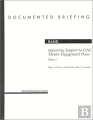Improving Support To Cinc Theater Engagement Plans