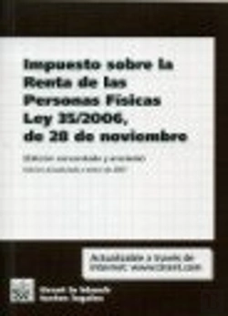 Bertrand.pt - Impuesto Sobre La Renta De Las Personas Físicas Ley 35/2006, De 28 De Noviembre