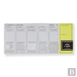 Bertrand.pt - In A Moment Of Weekness Weekly Planner Pad