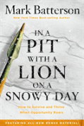 In A Pit With A Lion On A Snowy Day