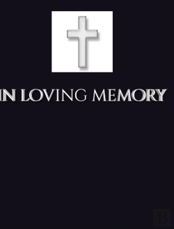 Bertrand.pt - In Loving Memory Funeral Blank Page Guest Book