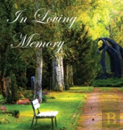 In Loving Memory Funeral Guest Book