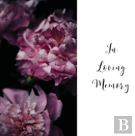 In Loving Memory Funeral Guest Book