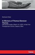 In Memory Of Thomas Ebenezer Thomas