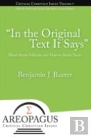 ''In The Original Text It Says''