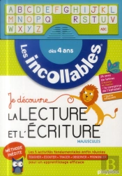 Incollables - Je Decouvre La Lecture Et L'Ecriture  Majuscules - Des 4 Ans