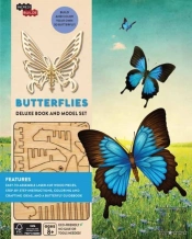 Incredibuilds: Butterflies Deluxe Book And Model Set
