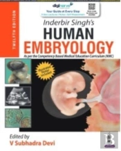 Inderbir Singh'S Human Embryology As Per The Competency Based Medical Education Curriculum (Mci)