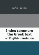 Index Canonum The Greek Text An English Translation