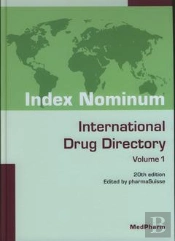 Index Nominum International Drug Directory 20th Edition 2 Volumes With Cdrom