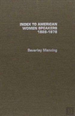 Bertrand.pt - Index To American Women Speakers, 1828-1978