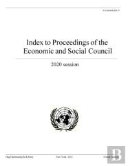 Index To Proceedings Of The Economic And Social Council 2020