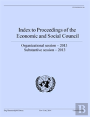 Index To Proceedings Of The Economic And Social Council