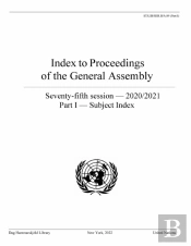 Index To Proceedings Of The General Assembly 2020/2021