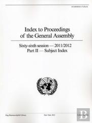 Index To Proceedings Of The General Assembly