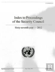 Index To Proceedings Of The Security Council 2012