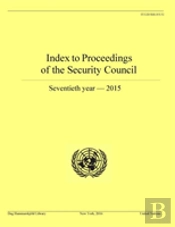 Index To Proceedings Of The Security Council