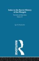 Index To The Secret History Of The Mongols
