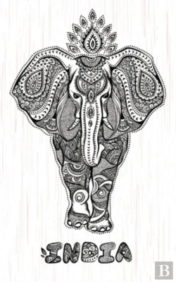 Bertrand.pt - India: Blank Travel Journal With Elephan