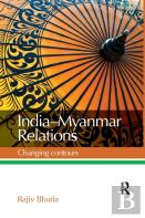 India--Myanmar Relations