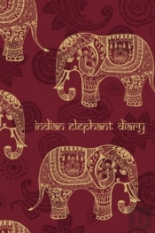 Indian Elephant Diary: 200-Page Blank Bo