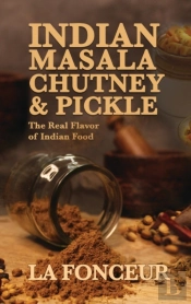 Indian Masala Chutney And Pickle (Black And White Print)