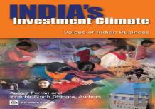 India'S Investment Climate