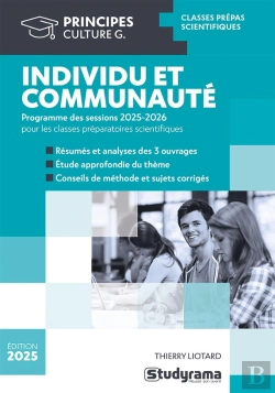 Bertrand.pt - Individu Et Communauté : Programme Des Sessions 2025-2026 Pour Les Classes Préparatoires